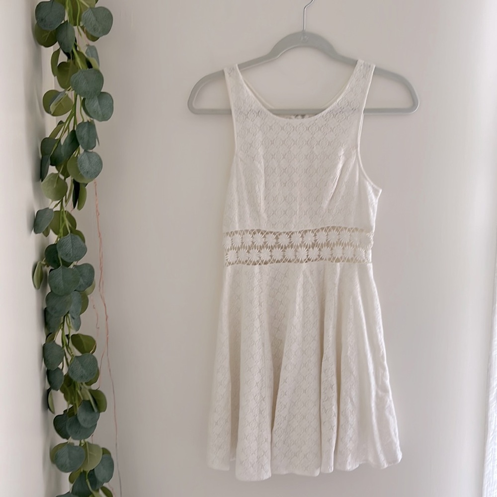 Free People Lace Cutout Dress